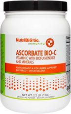 NutriBiotic Ascorbic Acid Powder with Bioflavonoids, 1 kg (2.2 lb)