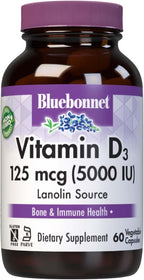 BlueBonnet Vitamina D3 400 IU, Vegetable Capsules, 250 Count