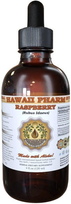 Hawaii Pharm Extracto Líquido de Frambuesa (Rubus idaeus) - Pack de 15 x 4 fl oz