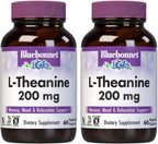 BlueBonnet L-Teanina 200mg - Suplemento Nootrópico para la Relaxación