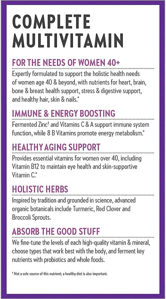 New Chapter Every Woman's One Daily 40+ Multivitamin, Fermented with Probiotics, 24 Tablets