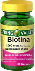 Biotina 1000 mcg, 150 Tablets