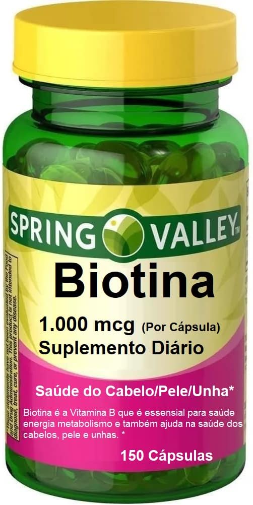 Biotina 1000 mcg, 150 Tablets