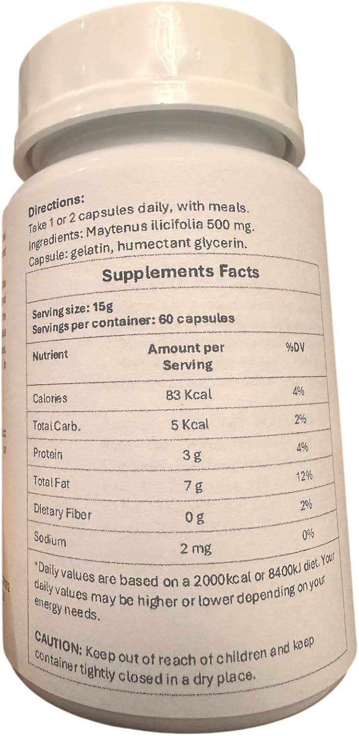 Espinheira Santa 500 mg (60 Cápsulas) - Ninho Verde