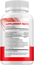 GlucoRevive Cápsulas – Suplemento Avanzado de 5 Paquetes (300 Cápsulas)