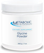 Metabolic Maintenance Glycine Powder – 1000 mg Glycine – Hypoallergenic Formula – Unflavored – 200 Servings – 198 g