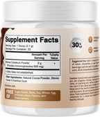 Polvo de Calostro Bovino Vitamatic - Suplemento para la Salud Intestinal, Inmunidad y Recuperación - 81 Gramos - 30 Dosis (Sabor Chocolate)