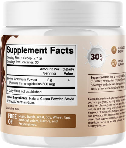 Polvo de Calostro Bovino Vitamatic - – Pureza: Opta por fórmulas sin aditivos, rellenos o alérgenos comunes como – Image 7
