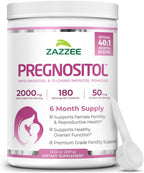 Zazzee PREGNOSITOL Powder – Myo-Inositol y D-Chiro-Inositol 40:1 (180 dosis)