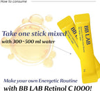 BB LAB Retinol C 1000 – Mezcla en polvo con vitamina C, retinol, vitamina E, B5 y zinc para una piel radiante