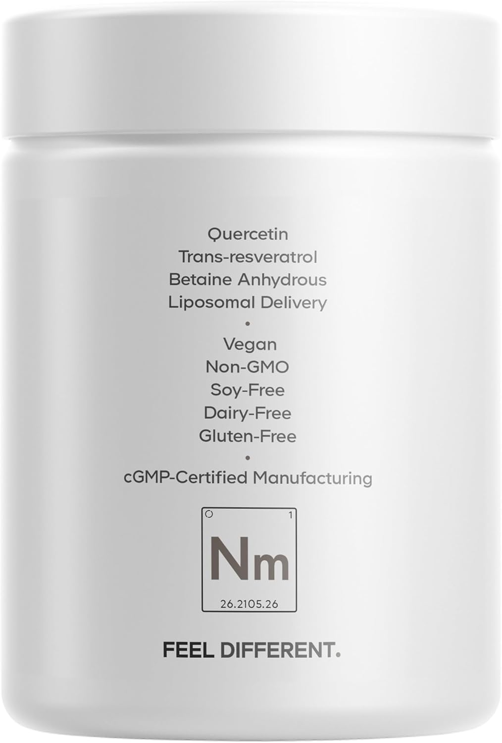 Codeage Liposomal NMN Platinum - 500 mg de NMN, Resveratrol y Quercetina