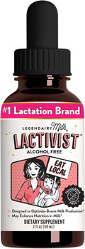 Legendairy Milk Lactivist Drops – Complemento para la lactancia con Torbangun orgánico, sin alcohol, 60 ml