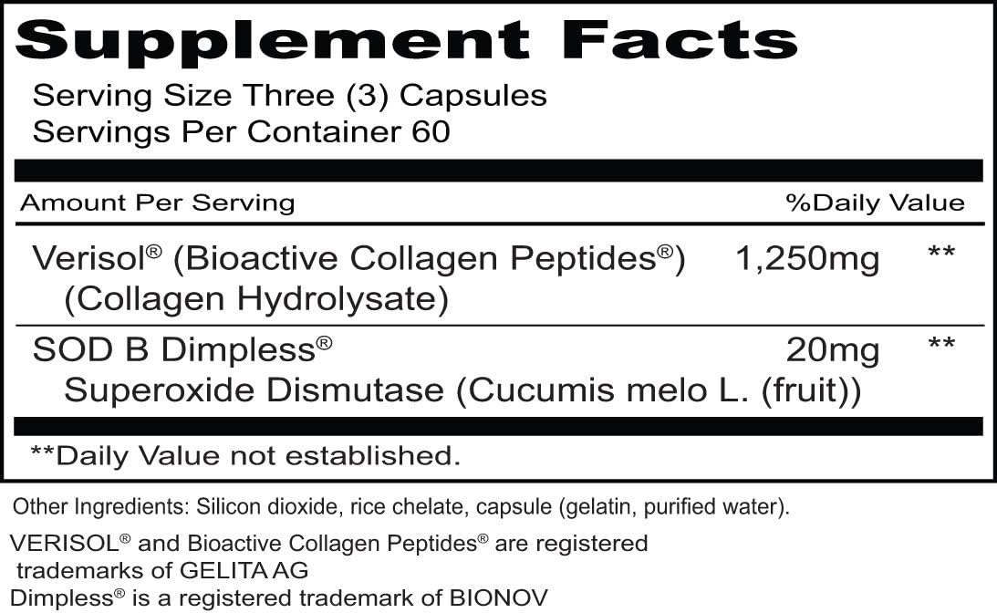 Priority One Vitamins - Cellu-Erase 180 Cápsulas Vegetarianas - Fórmula para Piel Suave* Reducción de Celulitis*
