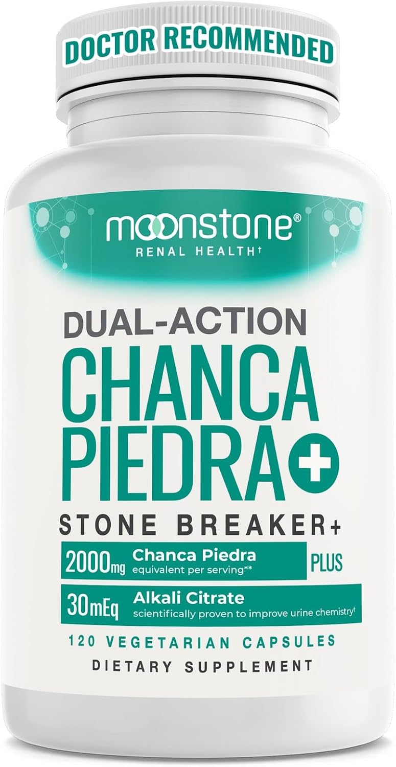 Chanca Piedra Stone Breaker - Complemento para el Apoyo Renal y Urinario (120 Cápsulas Veganas)