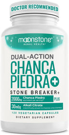 Chanca Piedra Stone Breaker - Complemento para el Apoyo Renal y Urinario (120 Cápsulas Veganas)