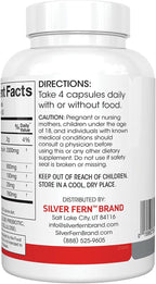 Silver Fern Cleanse - Daily Gut - 120 Cápsulas - 30 Días - Inmunoglobulinas G, A y M (IgG, IgA, IgM) - Postbiótico
