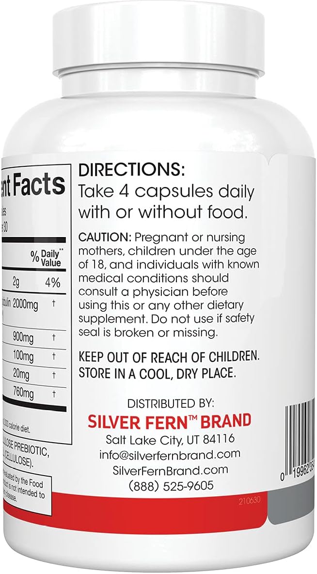 Silver Fern Cleanse - Daily Gut - 120 Cápsulas - 30 Días - Inmunoglobulinas G, A y M (IgG, IgA, IgM) - Postbiótico