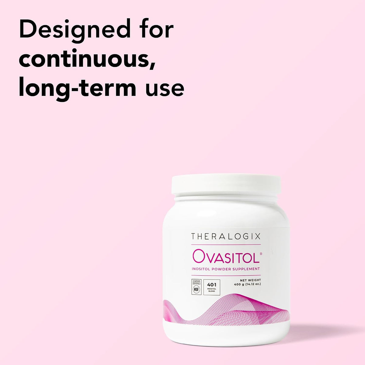 Theralogix Ovasitol Inositol en Polvo - 90 Días - Myo-Inositol y D-Chiro Inositol (400 g) - görsel 5