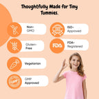 maxmedix Gomitas Multivitamínicas para Niños con Omega 3 6 9 | 20 Vitaminas Clave (C, A, D, E, B12) y Zinc – Sabor Frambuesa y Naranja, 120 Gomitas (2 Meses)