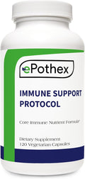 EPOTHEX Protocolo de Apoyo Inmunológico - Complejo con Vitamina C, NAC, Zinc, Vitamina D3, Quercetina - 120 Cápsulas (2 Meses)