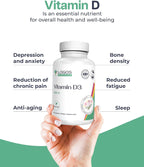 Logos Nutritionals Vitamina D3 5000 UI - 60 Cápsulas