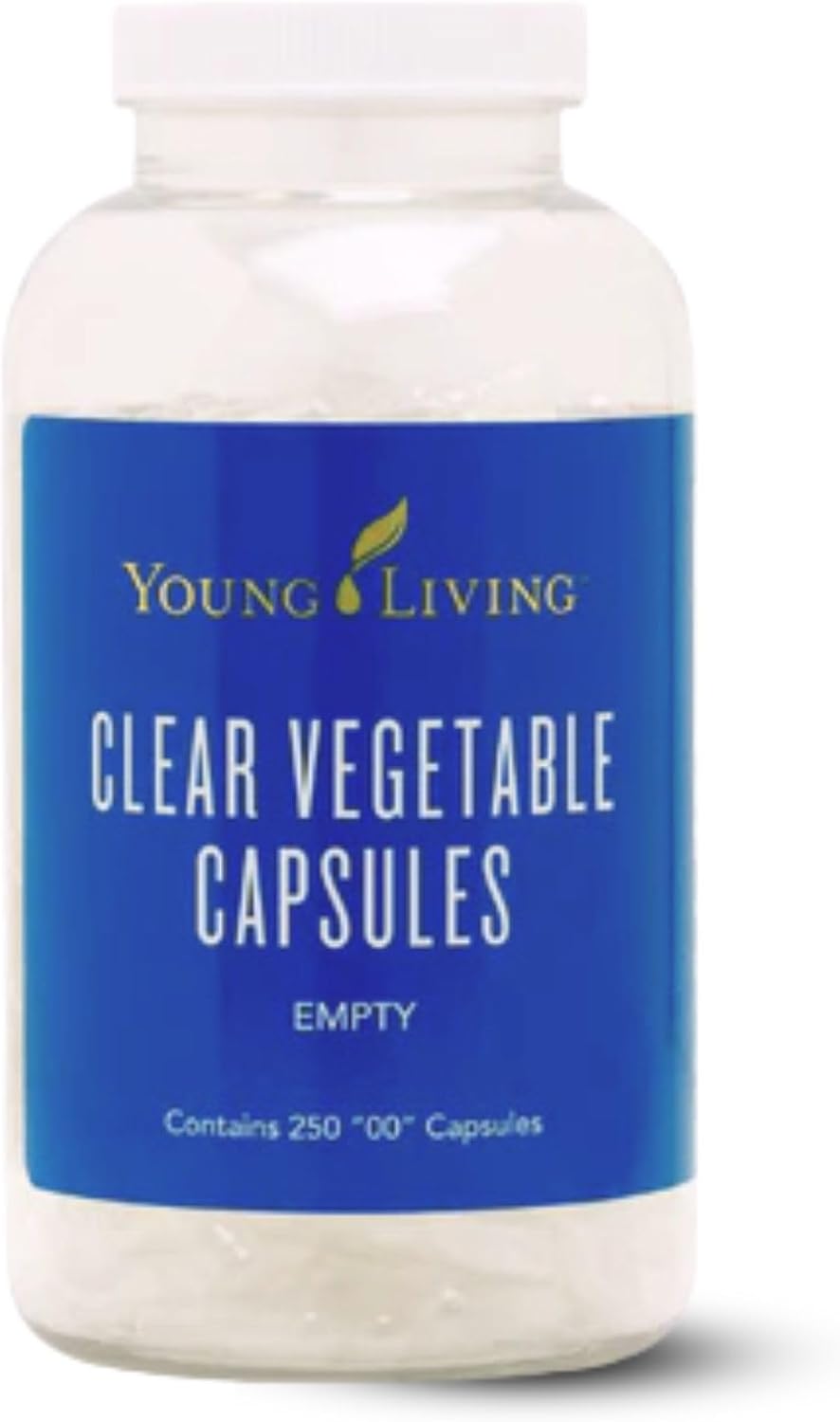 Young Living Cápsulas Vegetales Claras - 250 uds