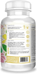 ACTIF Organic Prenatal Vitamin - Complejo Prenatal Orgánico con Omega-3, DHA y Colina, 90 Comprimidos