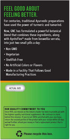 GNC TamaFlex Fast Acting, Apoyo Articular, 60 Cápsulas Vegetarianas