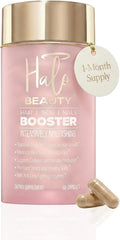 Halo Beauty Suplemento para Cabello, Piel y Uñas | Cabello más Grueso, Piel Radiante y Uñas Fuertes con Biotina, Saw Palmetto y Fitoceramidas | Cápsulas Veganas | Fabricado en EE. UU. | Suministro de 1 Mes