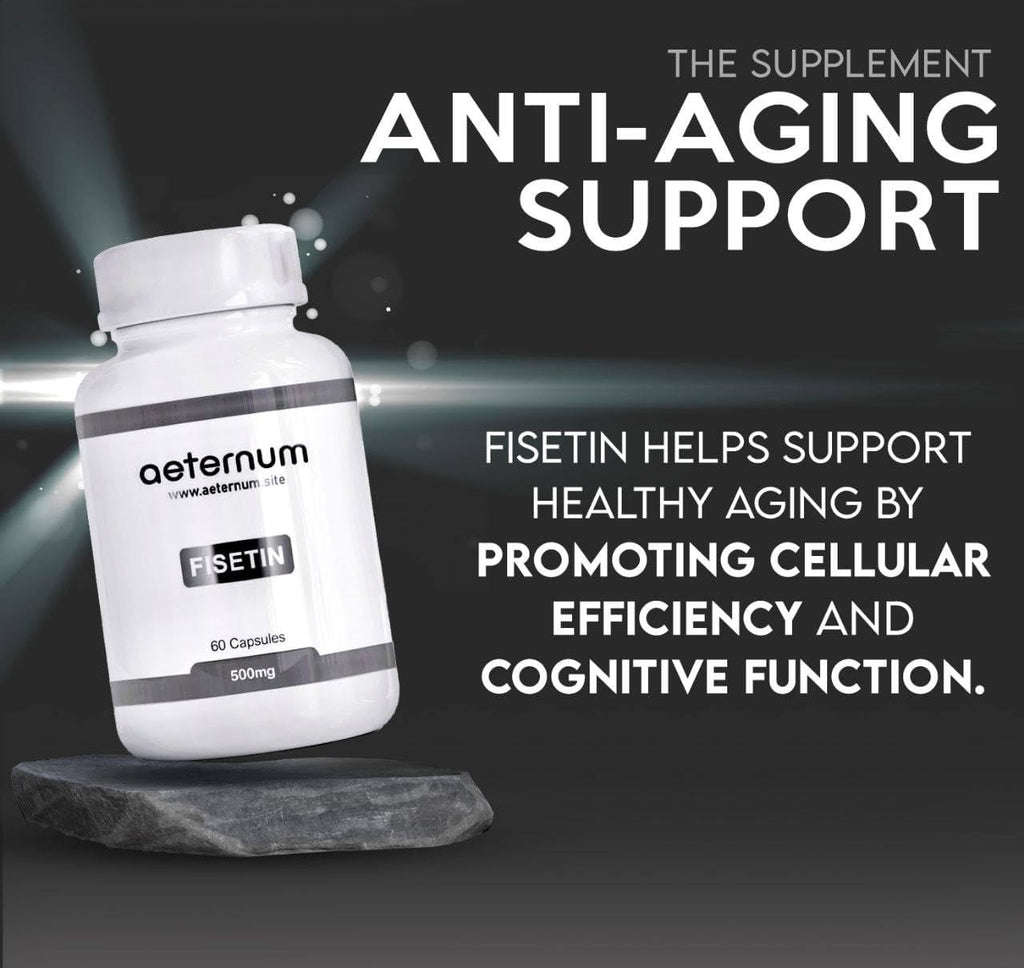 aeternum Premium Quality Fisetin 500mg 60 Cápsulas
