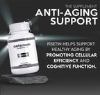 aeternum Premium Quality Fisetin 500mg 60 Cápsulas