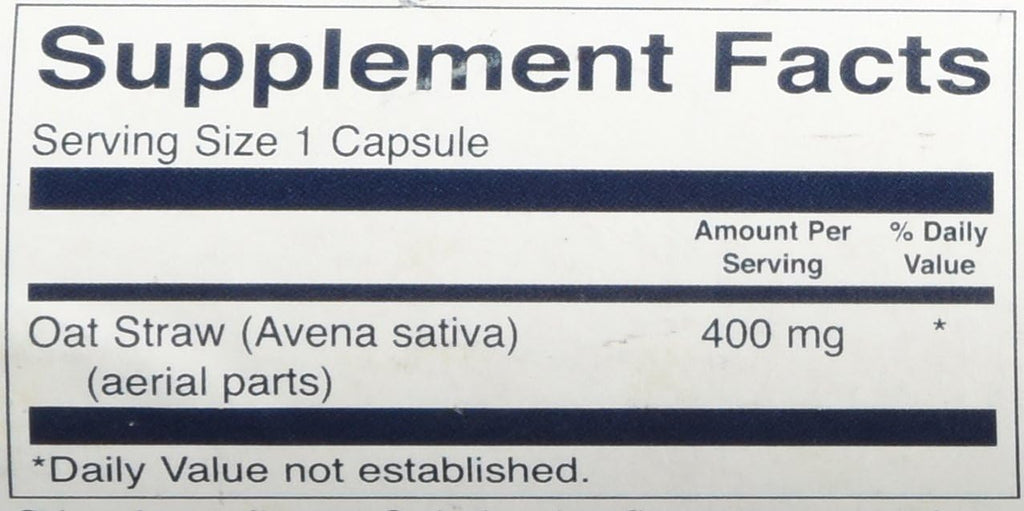 Swanson Avena Silvestre de Espectro Completo 400 mg 60 Cápsulas