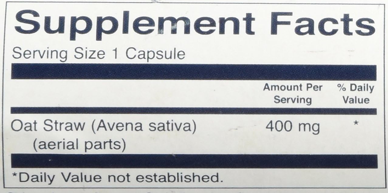 Swanson Avena Silvestre de Espectro Completo 400 mg 60 Cápsulas