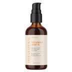 InstaNatural Sérum Facial de Vitamina C con Ácido Hialurónico y Ácido Ferúlico | Fórmula Iluminadora e Hidratante para una Piel Radiante y Suave - 60 ml