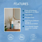 DHEA Cream 20mg Natural Bioidentical - BIOLABS PRO (Unscented, 85g)