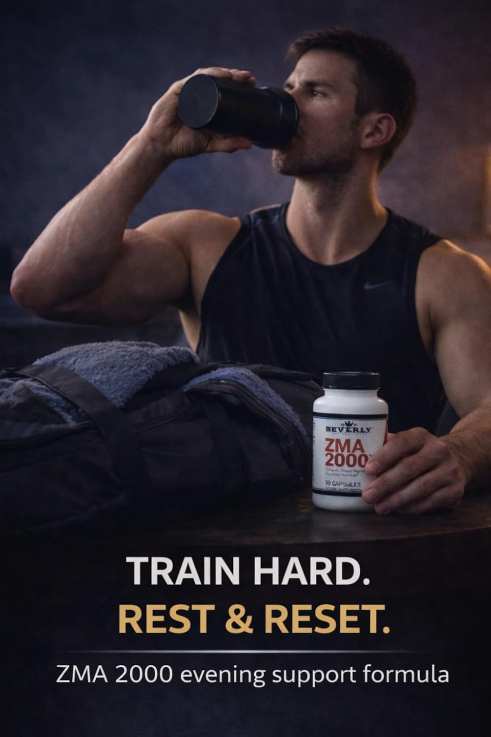 Beverly International ZMA 2000 - 90 Cápsulas - Zinc, Magnesio Aspartato y Vitamina B6