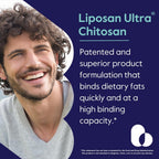 BESTVITE Liposan Ultra Chitosan 500mg (240 Capsules) - Patented Rapid Action Formula