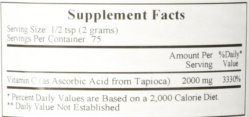 Ecological Formulas - Vitamina C de Tapioca 150 g