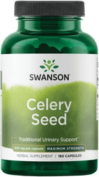 Swanson - Celery Seed Maximum Strength - 500 mg, 180 Capsules