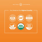 NutraChamps Maca Root Orgánica 2100mg, 180 Cápsulas, Mezcla de Maca Negra, Roja y Amarilla