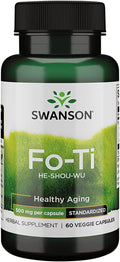 Swanson HRB FO-TI STD 500MG 60 Cápsulas Vegetales