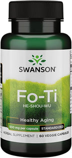 Swanson HRB FO-TI STD 500MG 60 Cápsulas Vegetales
