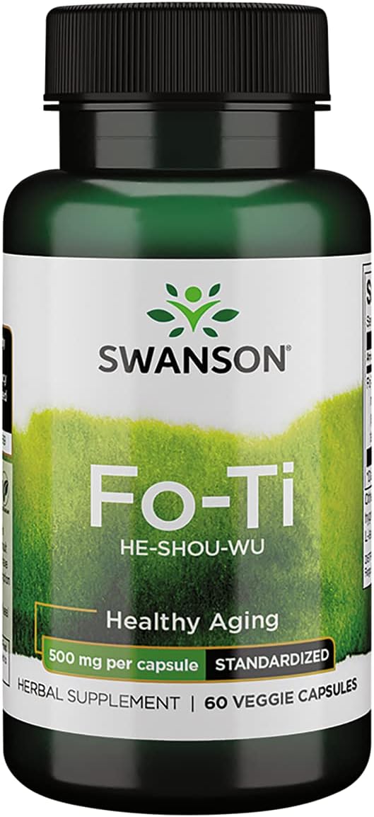 Swanson HRB FO-TI STD 500MG 60 Cápsulas Vegetales