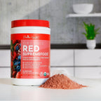 Organic Red Supremefood - Mezcla de Frutas Orgánicas con Probióticos y Enzimas, 180g