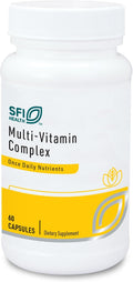 SFI Health Klaire Labs Complejo Multivitamínico - Hipoalergénico, sin minerales, dosis única diaria con Metafolin Folato, Vitamina B6 y B12 (60 cápsulas)