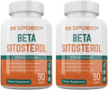 KRK SUPPLEMENTS Beta Sitosterol 800mg per serving, 180 Capsules (2 Bottles)