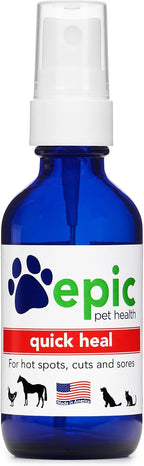Quick Heal (60 ml) - Spray para perros con electrolitos y vitaminas