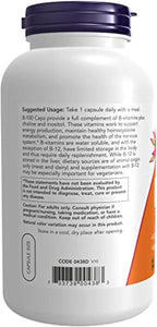 Vitamin B-100 Complejo B - 250 Cápsulas Vegetales
