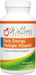 Wellness Resources Daily Energy Multiple Vitamin - 270 Capsules - Iron-Free Methylated Multivitamin