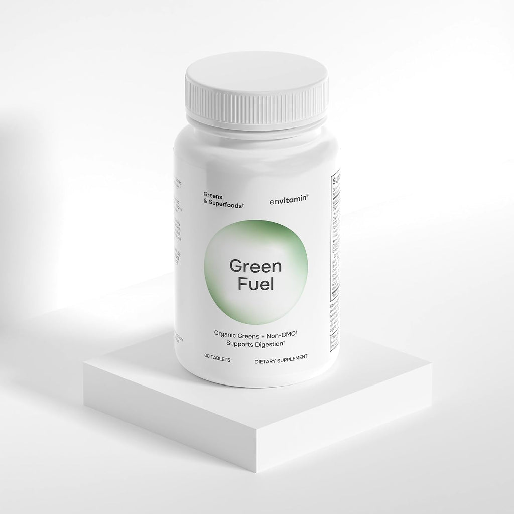 envitamin Green Fuel Organic Greens Tablets - Mezcla Orgánica de Frutas y Verduras